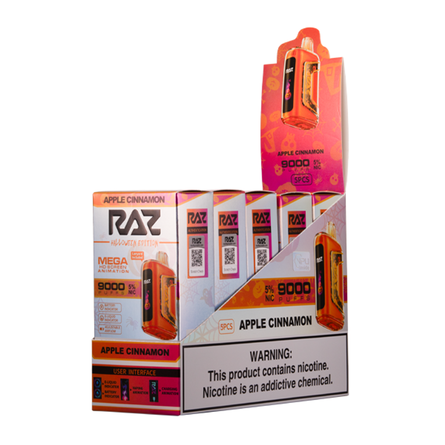 Raz TN9000 Disposable Vape - Black Coral Wholesale