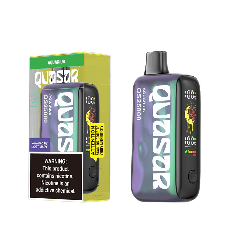 Quasar OS25000 Disposable Vape - Black Coral Wholesale
