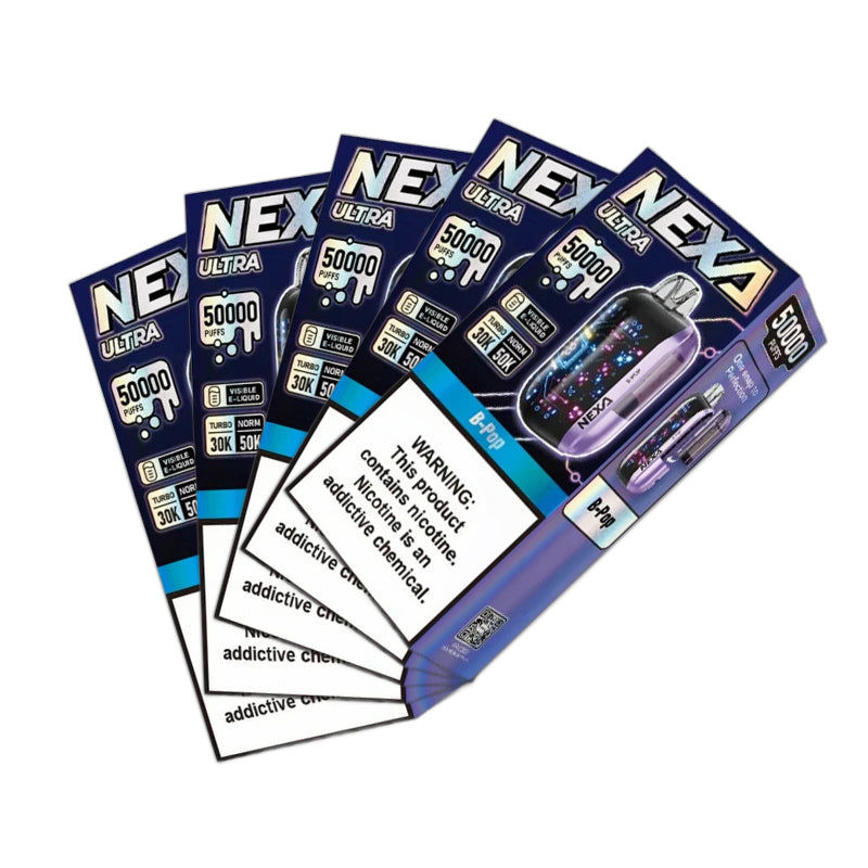 Nexa Ultra 50000 Disposable Vape - Black Coral Wholesale