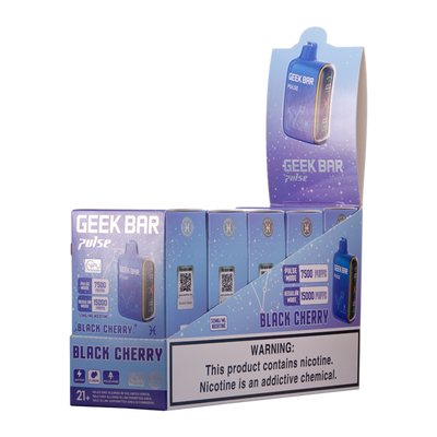 Geek Bar Pulse 15000 Disposable Vape - Black Coral Wholesale