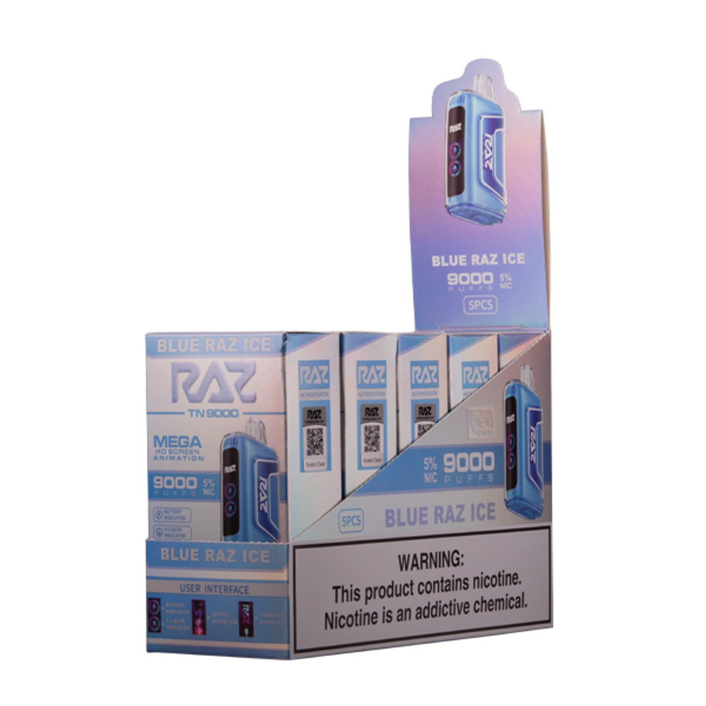 Raz TN9000 Disposable Vape - Black Coral Wholesale