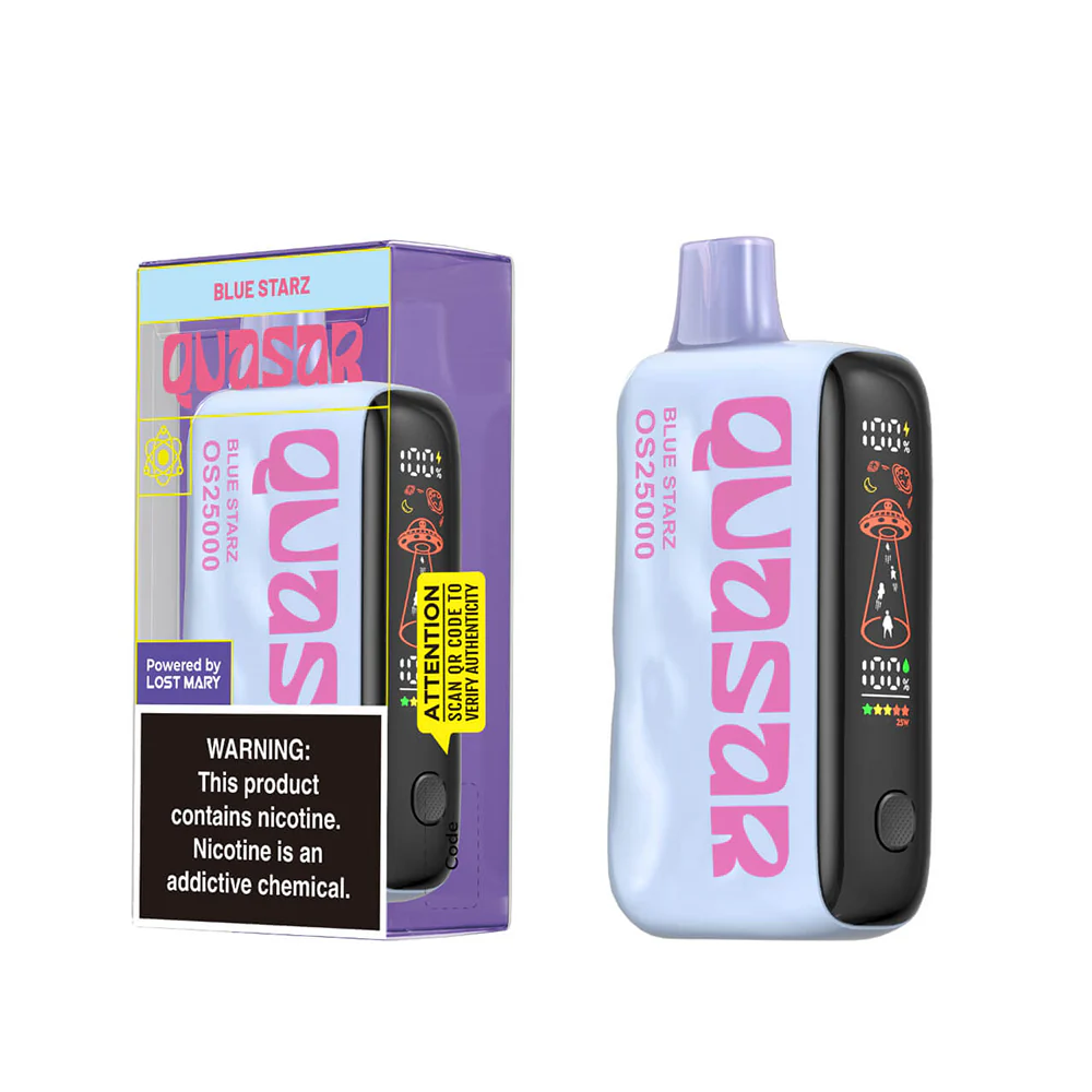 Quasar OS25000 Disposable Vape - Black Coral Wholesale