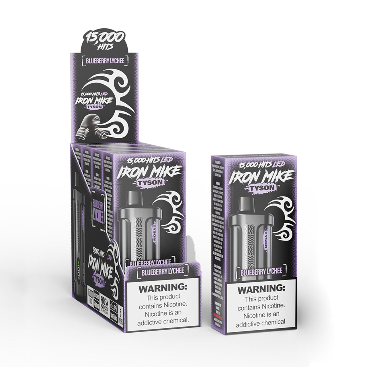 Tyson 2.0 Iron Mike Disposable Vape - Black Coral Wholesale