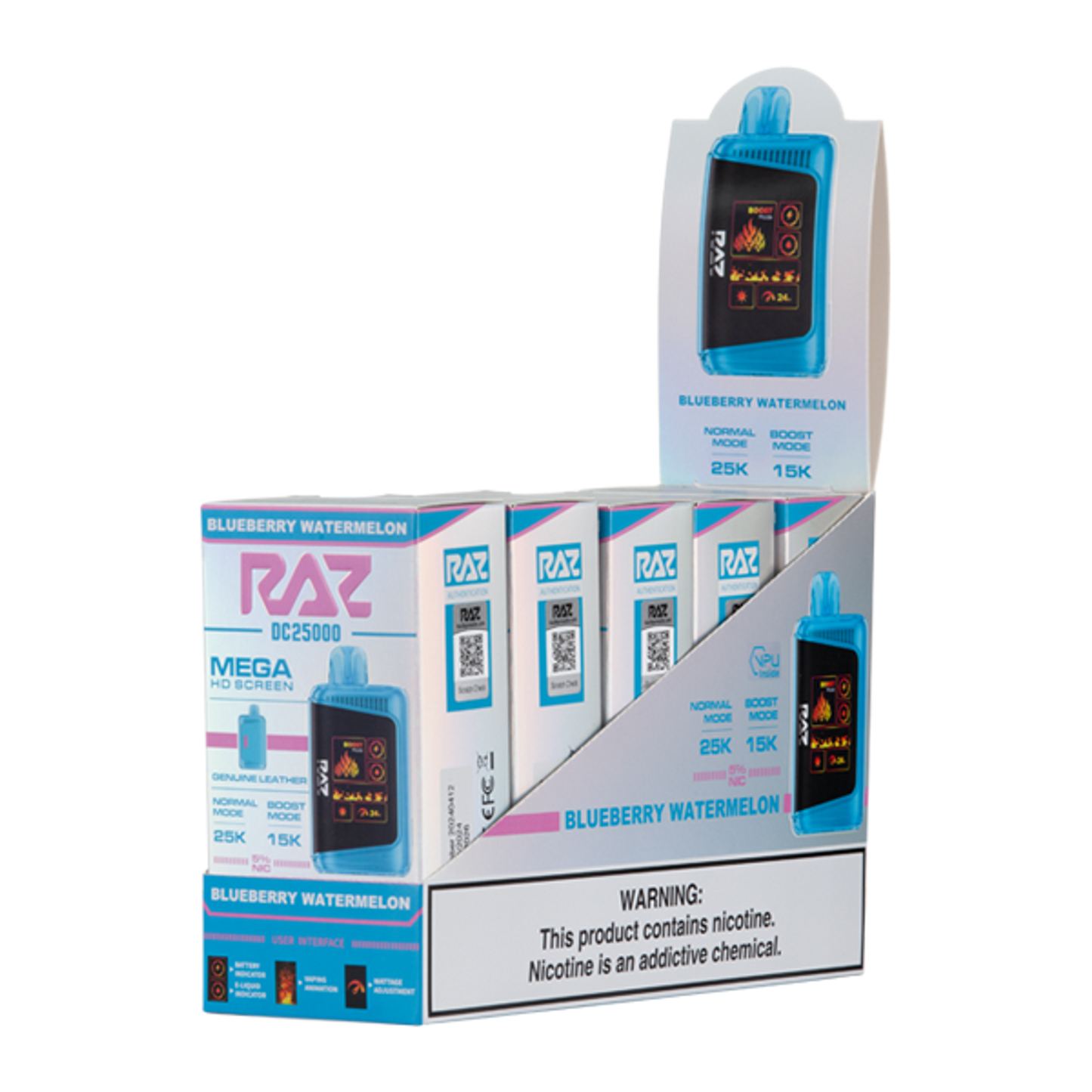 Raz DC25000 Disposable Vape - Black Coral Wholesale