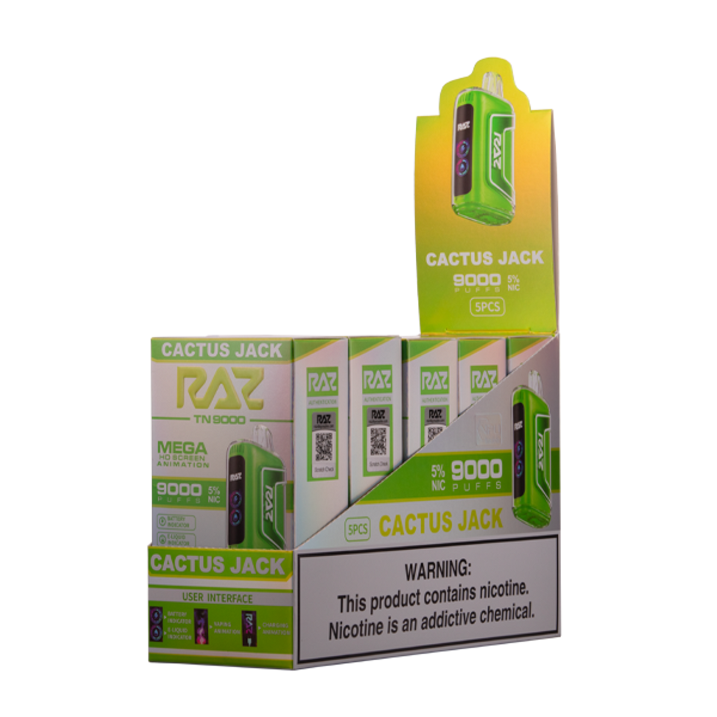 Raz TN9000 Disposable Vape - Black Coral Wholesale