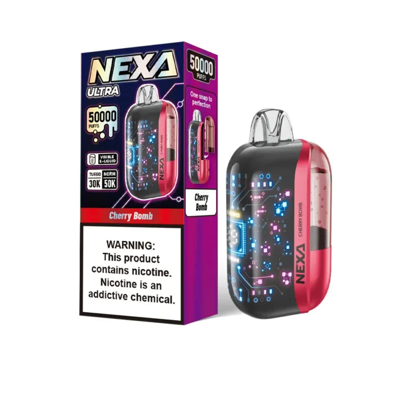 Nexa Ultra 50000 Disposable Vape - Black Coral Wholesale