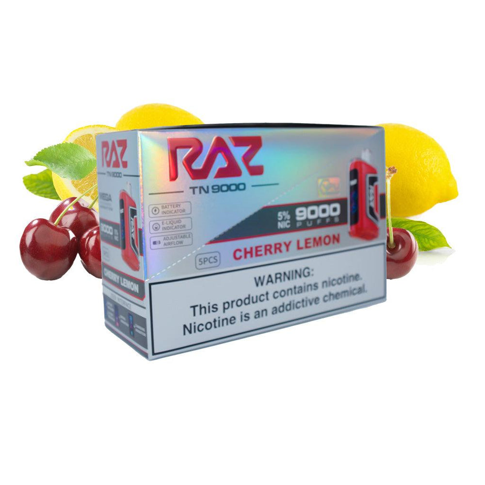 Raz TN9000 Disposable Vape - Black Coral Wholesale