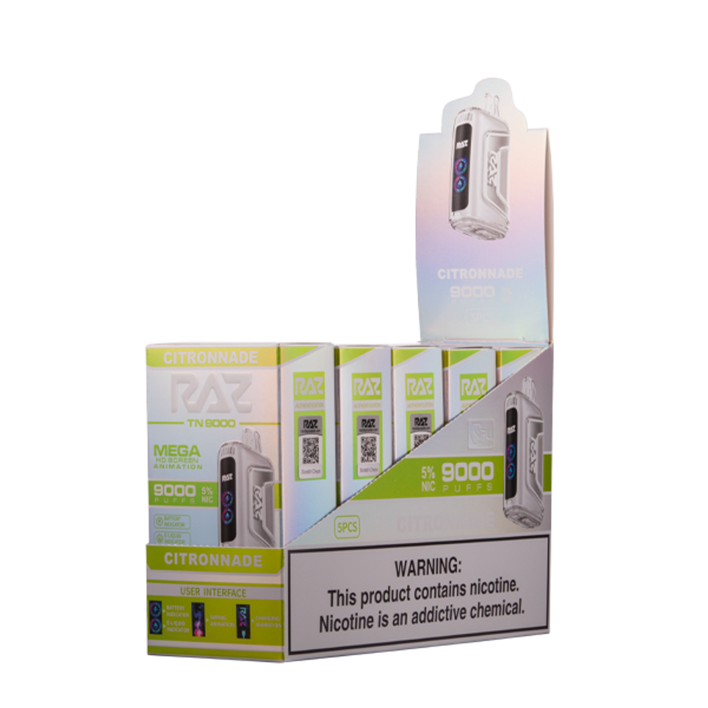 Raz TN9000 Disposable Vape - Black Coral Wholesale
