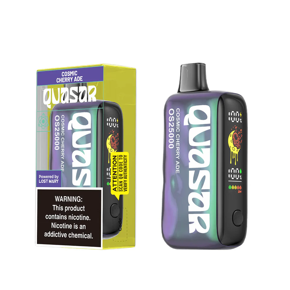 Quasar OS25000 Disposable Vape - Black Coral Wholesale