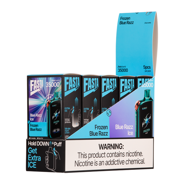 Fasta Burrst 35000 Disposable Vape - Black Coral Wholesale