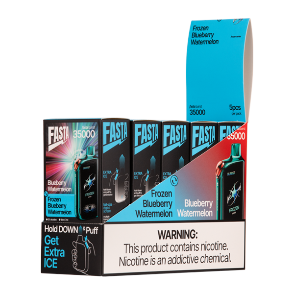 Fasta Burrst 35000 Disposable Vape - Black Coral Wholesale