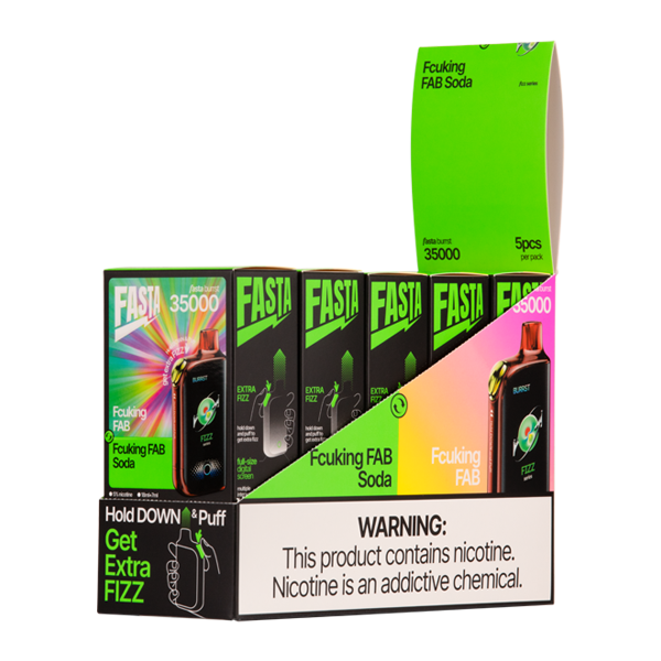 Fasta Burrst 35000 Disposable Vape - Black Coral Wholesale