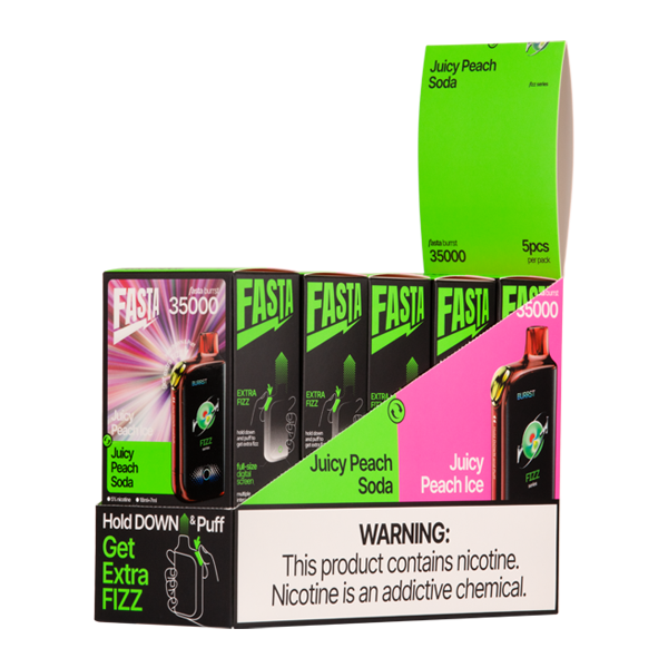 Fasta Burrst 35000 Disposable Vape - Black Coral Wholesale