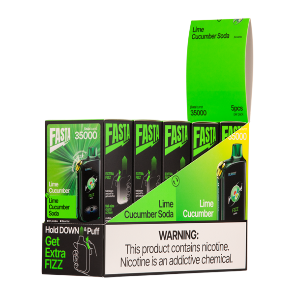 Fasta Burrst 35000 Disposable Vape - Black Coral Wholesale