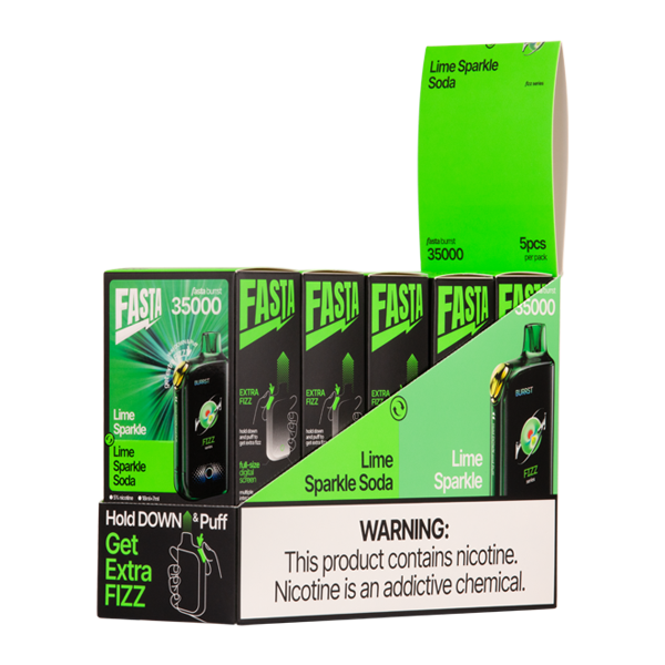 Fasta Burrst 35000 Disposable Vape - Black Coral Wholesale