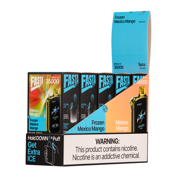 Fasta Burrst 35000 Disposable Vape - Black Coral Wholesale