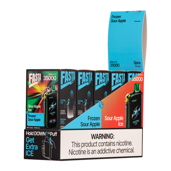 Fasta Burrst 35000 Disposable Vape - Black Coral Wholesale