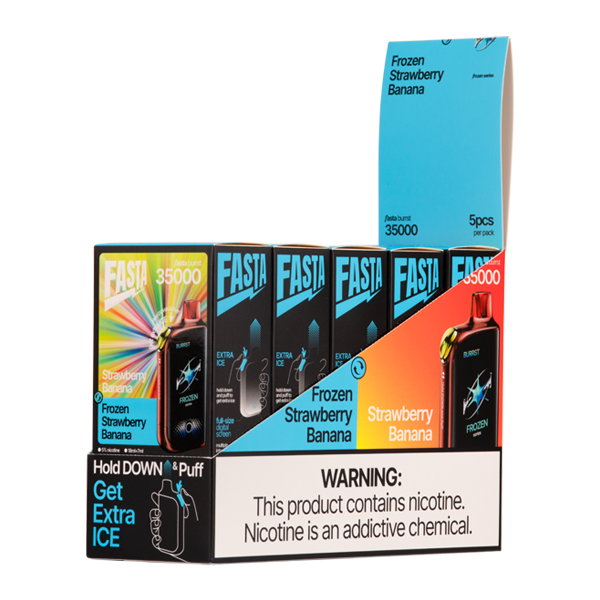 Fasta Burrst 35000 Disposable Vape - Black Coral Wholesale