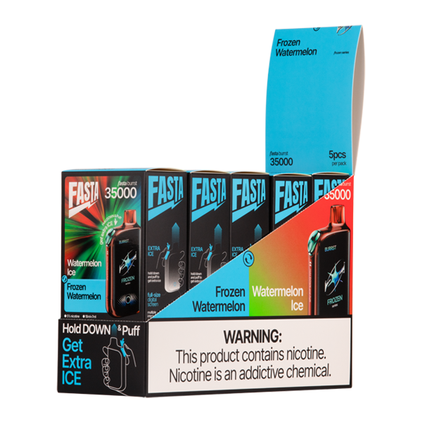 Fasta Burrst 35000 Disposable Vape - Black Coral Wholesale