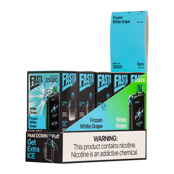 Fasta Burrst 35000 Disposable Vape - Black Coral Wholesale