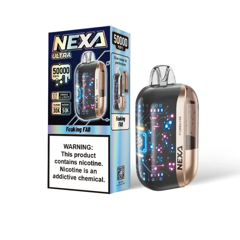 Nexa Ultra 50000 Disposable Vape - Black Coral Wholesale