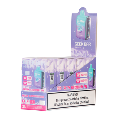 Geek Bar Pulse 15000 Disposable Vape - Black Coral Wholesale