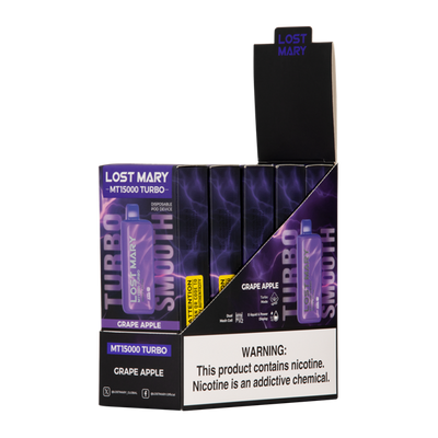 Lost Mary MT15000 Turbo Disposable Vape - Black Coral Wholesale