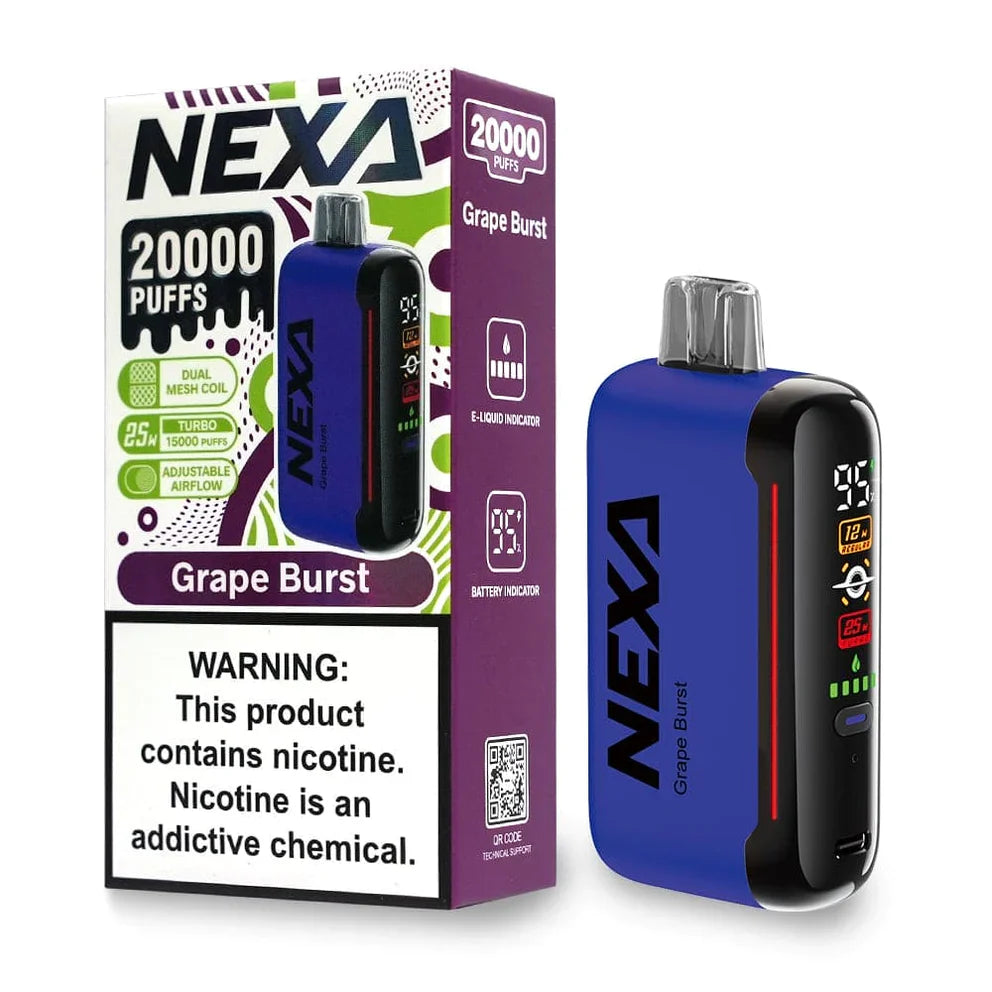 Nexa N20000 Disposable Vape - Black Coral Wholesale