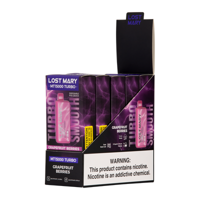 Lost Mary MT15000 Turbo Disposable Vape - Black Coral Wholesale