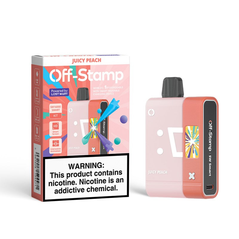 Off Stamp SW16000 Kit Disposable Vape - Black Coral Wholesale