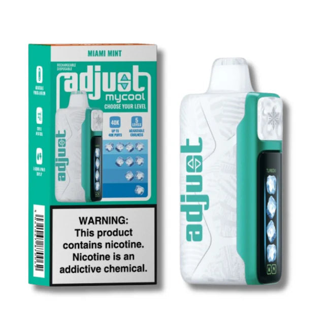 Adjust MyCool 40K Disposable Vape - Black Coral Wholesale