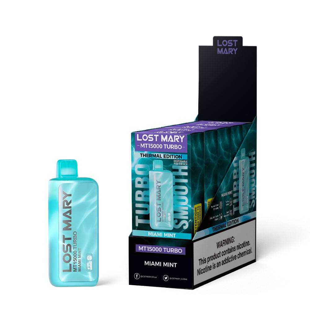 Lost Mary MT15000 Turbo Disposable Vape - Black Coral Wholesale