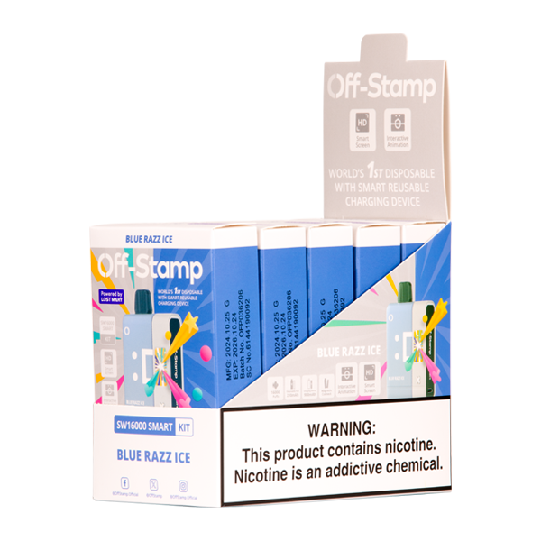 Off Stamp SW16000 Kit Disposable Vape - Black Coral Wholesale