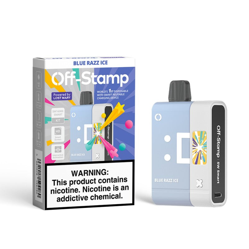 Off Stamp SW16000 Kit Disposable Vape - Black Coral Wholesale