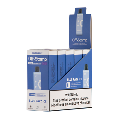 Off Stamp SW9000 Pod Disposable Vape - Black Coral Wholesale