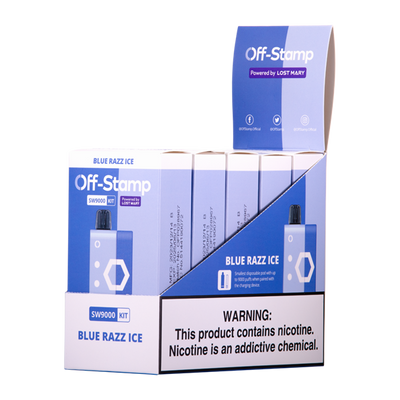 Off Stamp SW9000 Kit Disposable Vape - Black Coral Wholesale