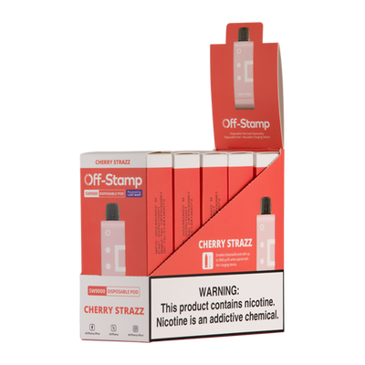 Off Stamp SW9000 Pod Disposable Vape - Black Coral Wholesale