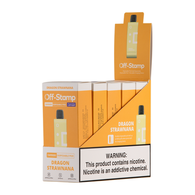 Off Stamp SW9000 Pod Disposable Vape - Black Coral Wholesale