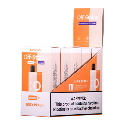 Off Stamp SW9000 Kit Disposable Vape - Black Coral Wholesale