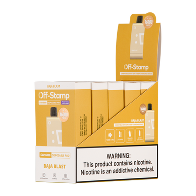 Off Stamp SW16000 Pod Disposable Vape - Black Coral Wholesale