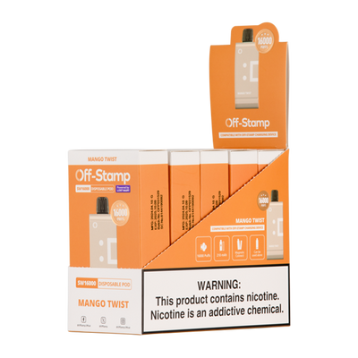 Off Stamp SW16000 Pod Disposable Vape - Black Coral Wholesale