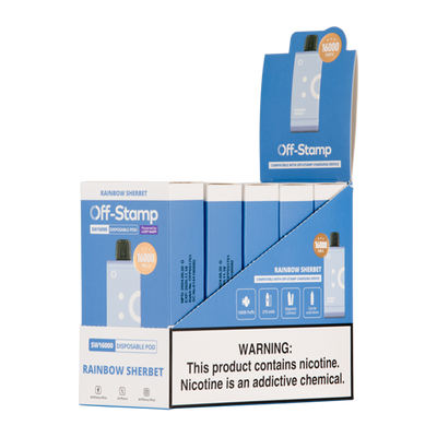 Off Stamp SW16000 Pod Disposable Vape - Black Coral Wholesale