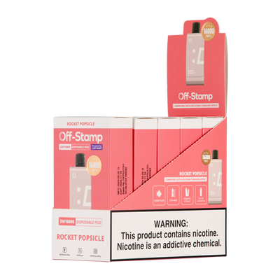Off Stamp SW16000 Pod Disposable Vape - Black Coral Wholesale