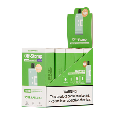 Off Stamp SW16000 Pod Disposable Vape - Black Coral Wholesale