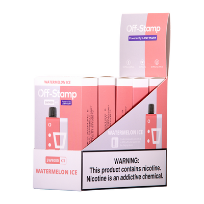 Off Stamp SW9000 Kit Disposable Vape - Black Coral Wholesale