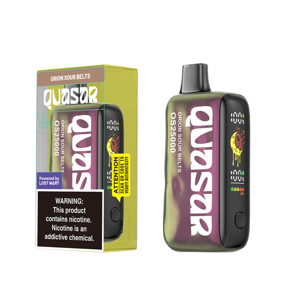 Quasar OS25000 Disposable Vape - Black Coral Wholesale