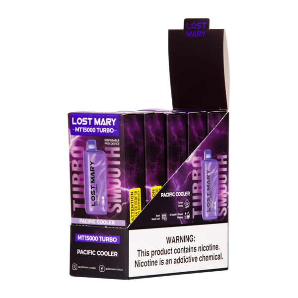 Lost Mary MT15000 Turbo Disposable Vape - Black Coral Wholesale