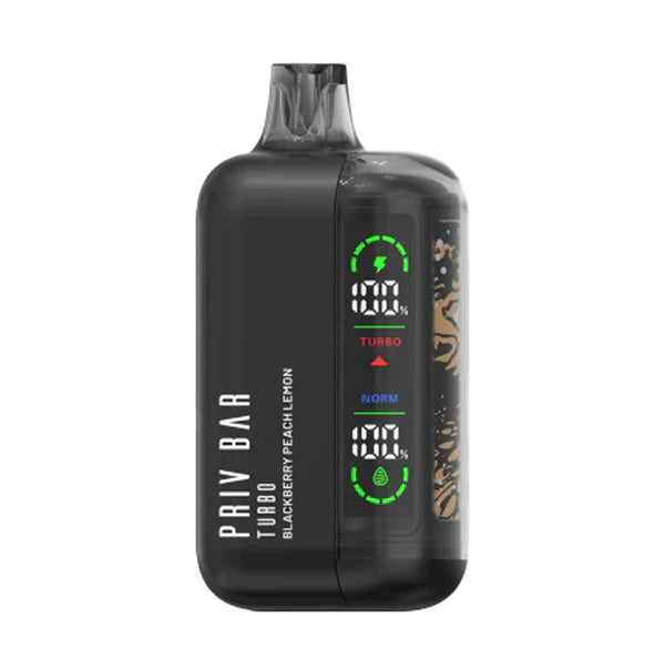 Priv Bar Turbo 15000 Disposable Vape - Black Coral Wholesale