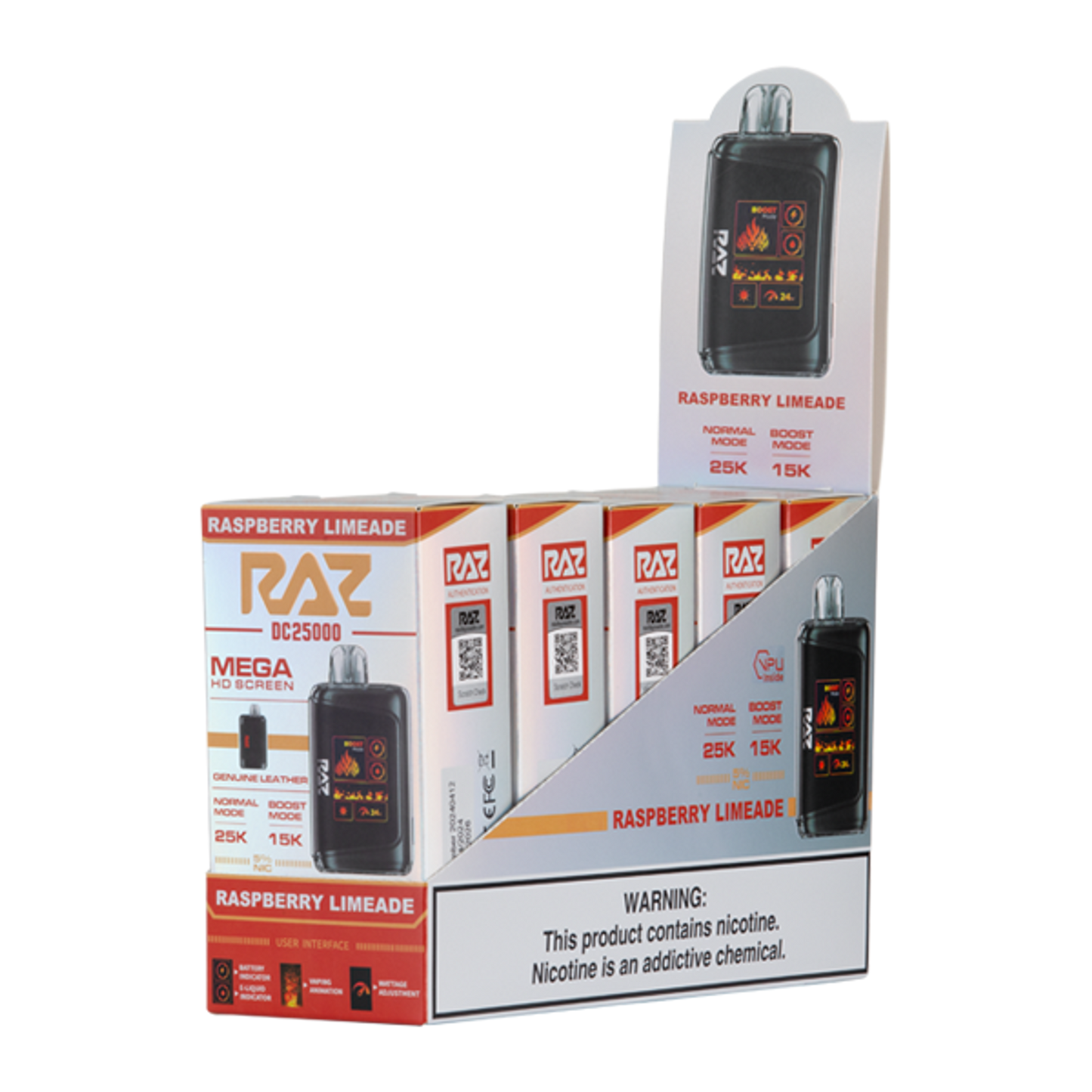 Raz DC25000 Disposable Vape - Black Coral Wholesale