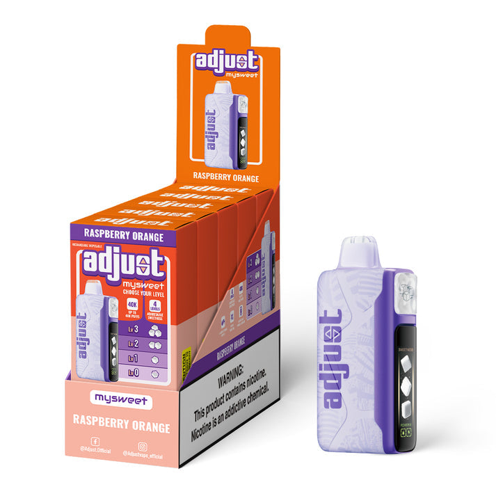 Adjust MySweet 40K Disposable Vape - Black Coral Wholesale
